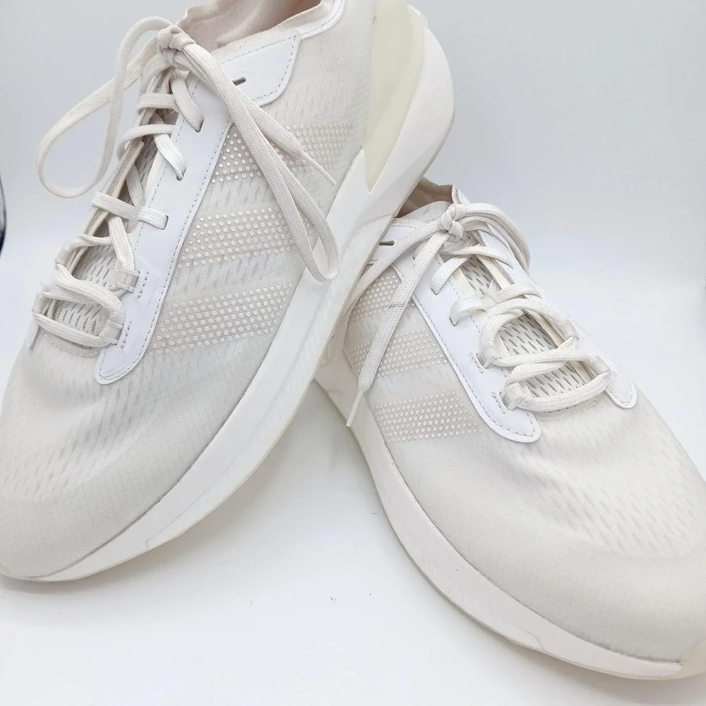 Adidas Running Shoes‎ Mens Size 14 White Athletic Mesh Bounce Reflective HP5972